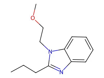 1-(2-Methoxyethyl)-2-propylbenzimidazole structure
