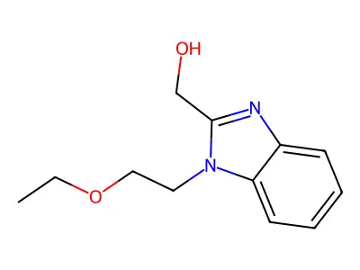 [1-(2-Ethoxyethyl)benzimidazol-2-yl]methanol structure