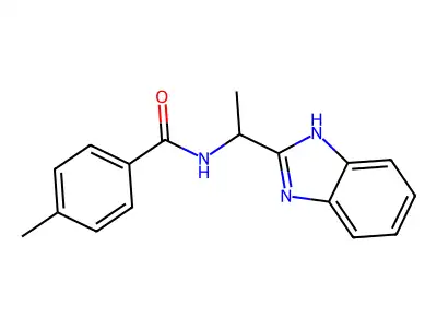 N-[1-(1H-1,3-Benzodiazol-2-YL)ethyl]-4-methylbenzamide structure
