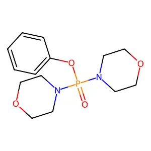 二吗啉基膦酸苯酯 structure