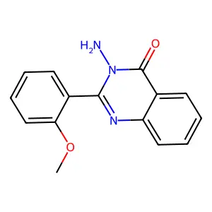 3-amino-2-(2-methoxyphenyl)quinazolin-4(3H)-one structure
