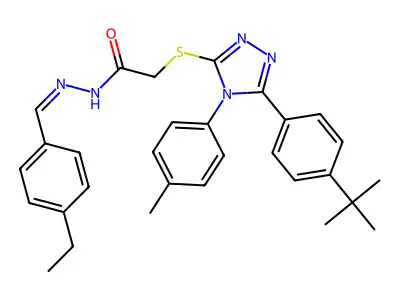 C30H33N5OS structure