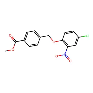 Methyl 4-[(4-chloro-2-nitrophenoxy)methyl]benzoate structure