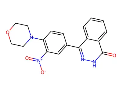 4-[4-(Morpholin-4-yl)-3-nitrophenyl]-1,2-dihydrophthalazin-1-one structure