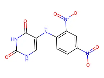 5-(2,4-dinitroanilino)-1H-pyrimidine-2,4-dione structure