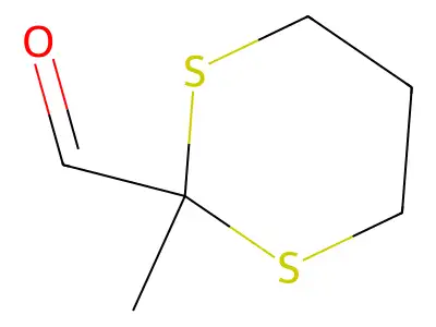 1,3-Dithiane-2-carboxaldehyde, 2-methyl- structure