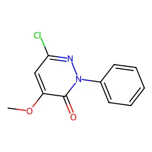 6-Chloro-4-methoxy-2-phenyl-3(2H)-pyridazinone structure