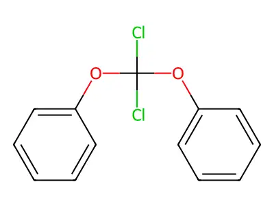 Dichlorodiphenoxymethane structure