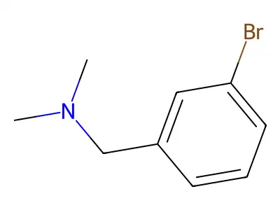 (3-Bromobenzyl)dimethylamine structure