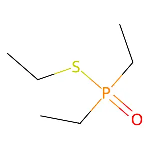 Phosphinothioic acid, diethyl-, S-ethyl ester structure