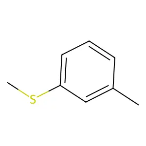 Benzene, 1-methyl-3-(methylthio)- structure