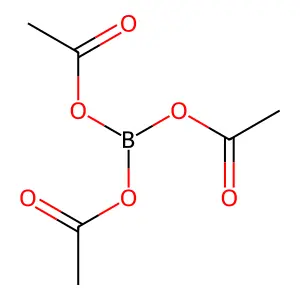 Triacetyl borate structure