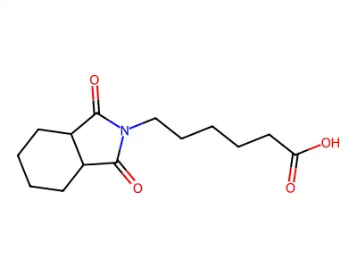 6-(1,3-dioxooctahydro-2H-isoindol-2-yl)hexanoic acid structure