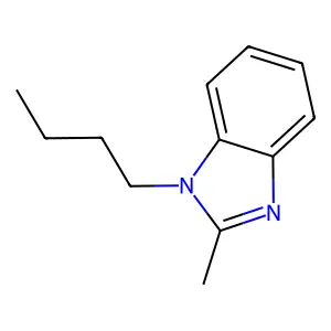 1-Butyl-2-methylbenzimidazole structure