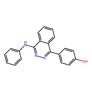 4-(4-(Phenylamino)phthalazin-1-yl)phenol structure