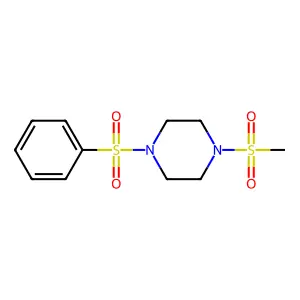1-(Methylsulfonyl)-4-(phenylsulfonyl)piperazine structure