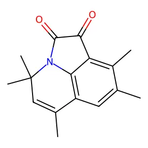 4,4,6,8,9-Pentamethyl-4H-pyrrolo[3,2,1-ij]quinoline-1,2-dione structure
