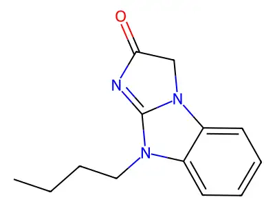 9-butyl-3H-imidazo[1,2-a]benzimidazol-2(9H)-one structure