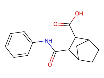 3-(Phenylcarbamoyl)bicyclo[2.2.1]heptane-2-carboxylic acid structure