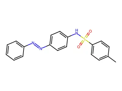[(4-Methylphenyl)sulfonyl][4-(phenyldiazenyl)phenyl]amine structure