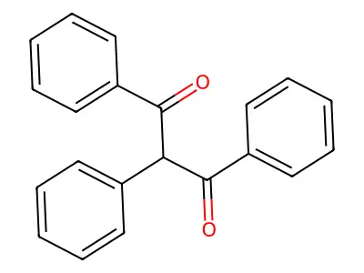 1,2,3-Triphenylpropane-1,3-dione structure