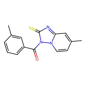 (7-Methyl-2-thioxo-2H-[1,2,4]triazolo[1,5-a]pyridin-3-yl)-m-tolyl-methanone structure