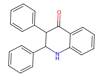 2,3-diphenyl-2,3-dihydro-1H-quinolin-4-one structure