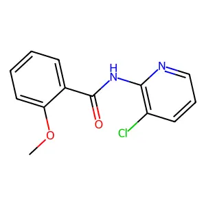N-(3-chloropyridin-2-yl)-2-methoxybenzamide structure