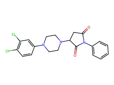 3-[4-(3,4-Dichlorophenyl)piperazin-1-yl]-1-phenylpyrrolidine-2,5-dione structure