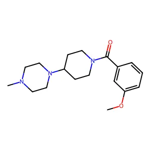 (3-Methoxyphenyl)[4-(4-methylpiperazin-1-yl)piperidin-1-yl]methanone structure