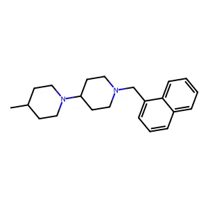 4-Methyl-1'-(naphthalen-1-ylmethyl)-1,4'-bipiperidine structure
