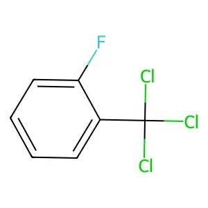 Benzene, 1-fluoro-2-(trichloromethyl)- structure