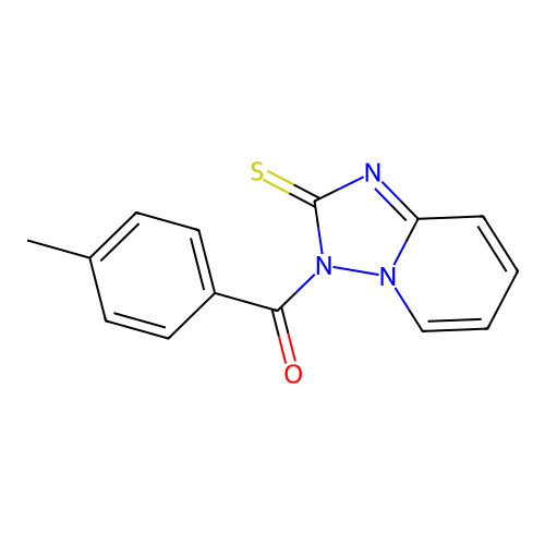(2-Thioxo-2H-[1,2,4]triazolo[1,5-a]pyridin-3-yl)-p-tolyl-methanone structure