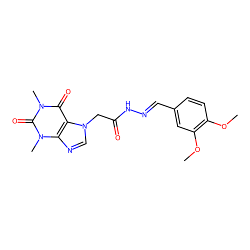 C18H20N6O5 structure