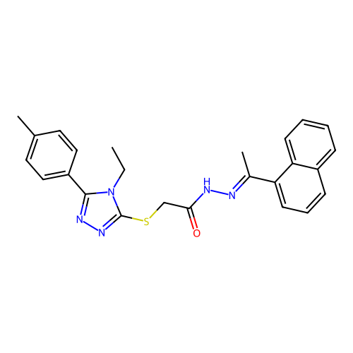C25H25N5OS structure