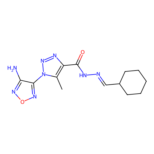 C13H18N8O2 structure
