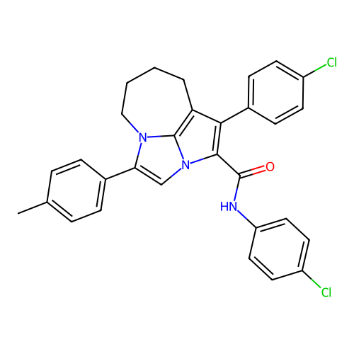 C30H25Cl2N3O structure