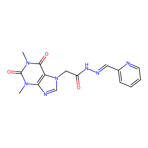 C15H15N7O3 structure