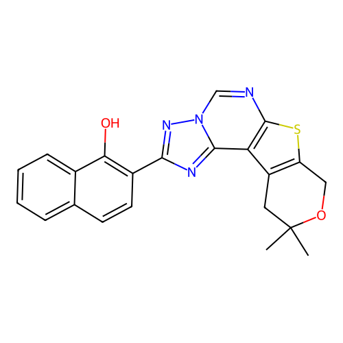 C22H18N4O2S structure