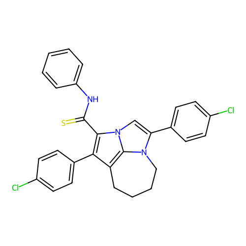 C29H23Cl2N3S structure