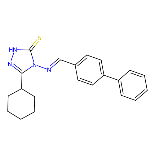 C21H22N4S structure
