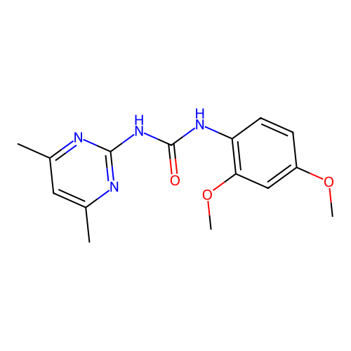 1-(2,4-Dimethoxyphenyl)-3-(4,6-dimethylpyrimidin-2-yl)urea structure
