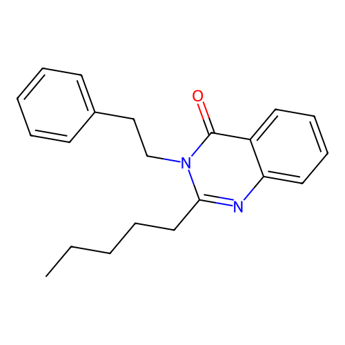 2-pentyl-3-(2-phenylethyl)quinazolin-4(3H)-one structure