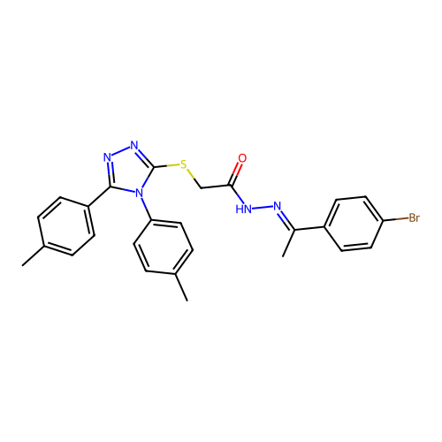 C26H24BrN5OS structure
