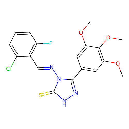 C18H16ClFN4O3S structure