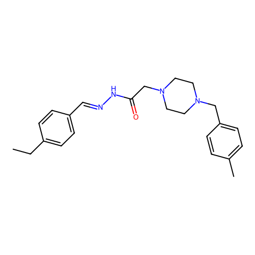 C23H30N4O structure