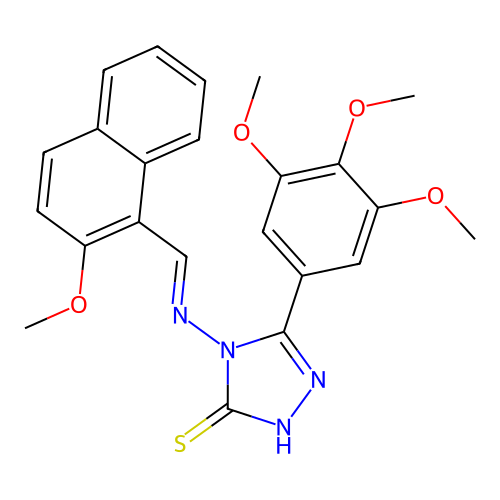 C23H22N4O4S structure