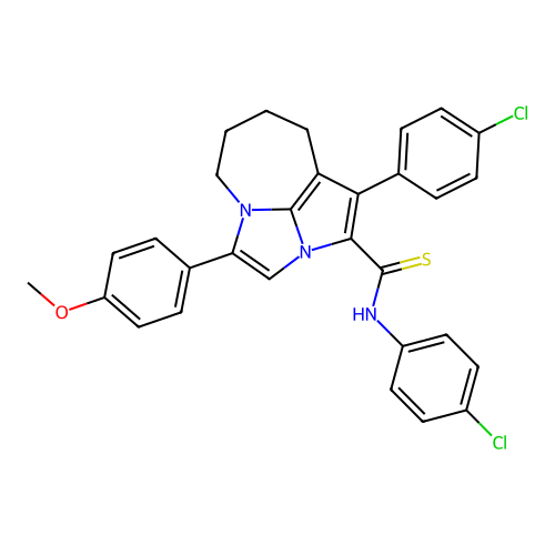 C30H25Cl2N3OS structure