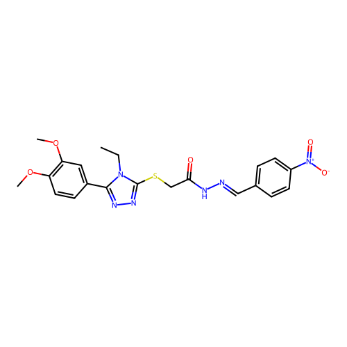 C21H22N6O5S structure