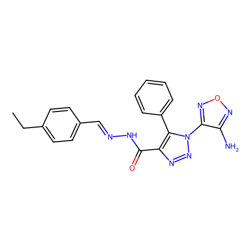 C20H18N8O2 structure